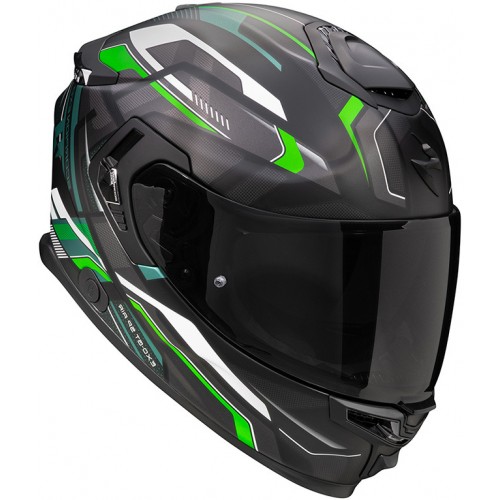 Мотошлем Scorpion EXO-GT Sp Air Augusta Black/Grey/Green купити